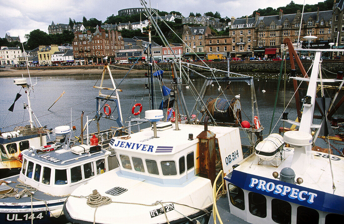 Oban harbour. Argyll and Bute. Scotland