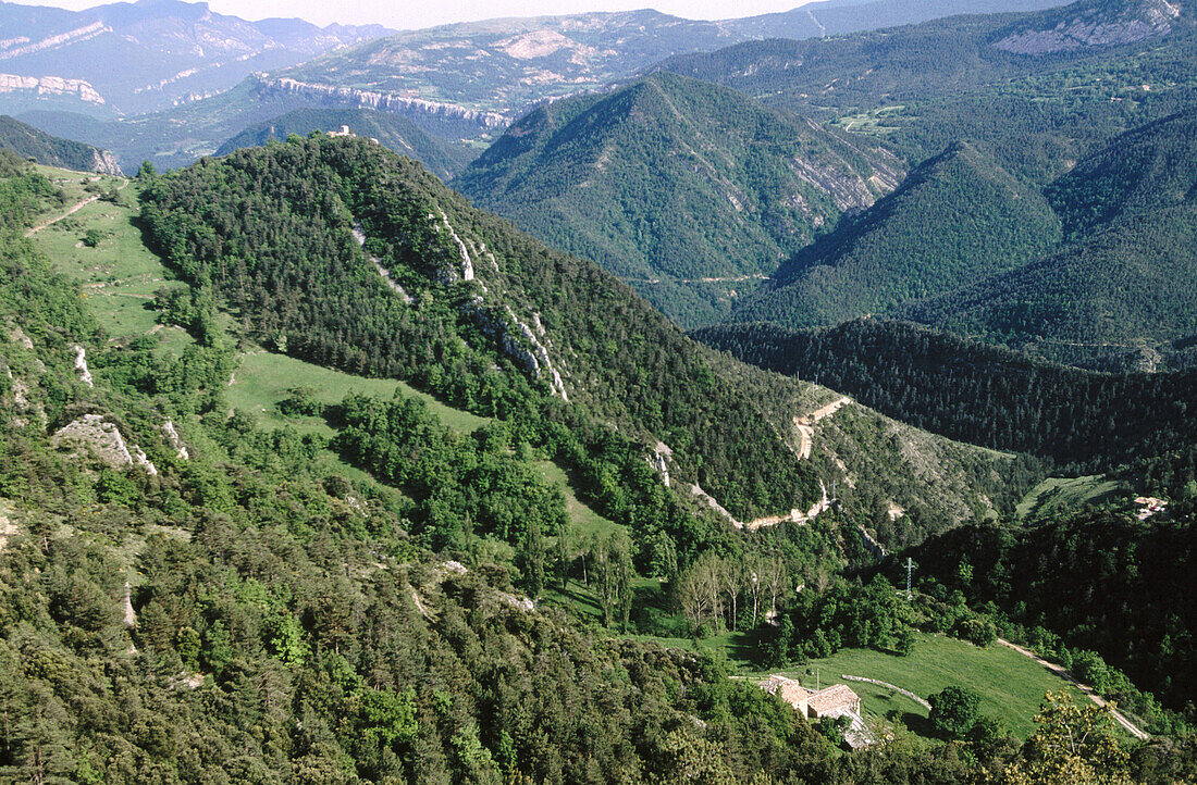 Sant Miquel de Turbians. Gisclareny. Berguedà. Cadí-Moixeró Natural Park. Barcelona province. Cataluña. Spain