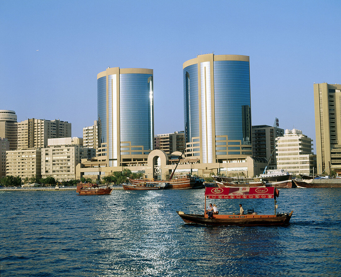 Dubai Creek, Deira district, Dubai City. UAE (United Arab Emirates)