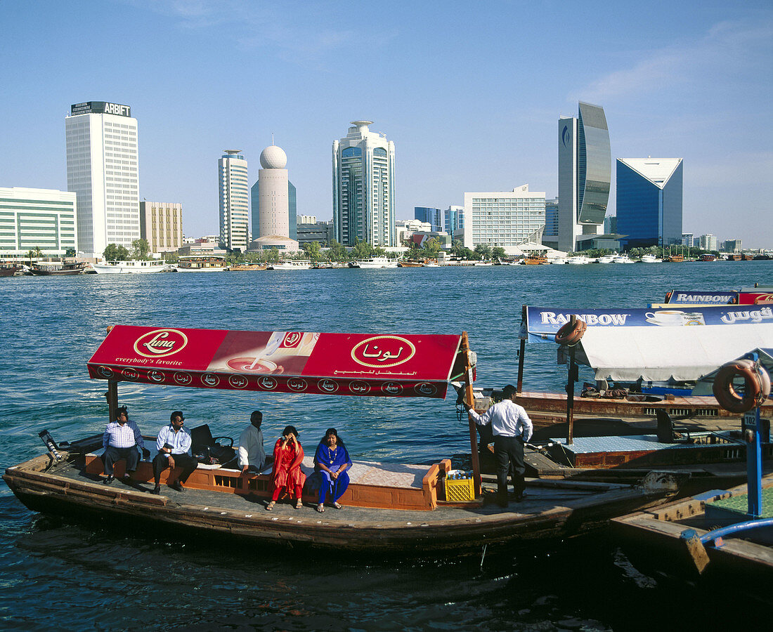 Dubai Creek, Deira district, Dubai City. UAE (United Arab Emirates)