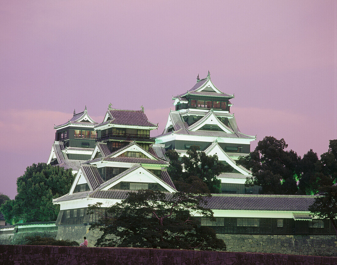 Kumamoto-Jo castle. Kumamoto. Kyushu. Japan.