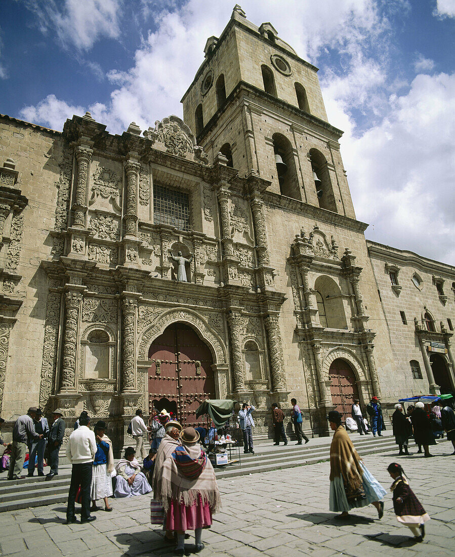 San Francisco church. La Paz. Bolivia.