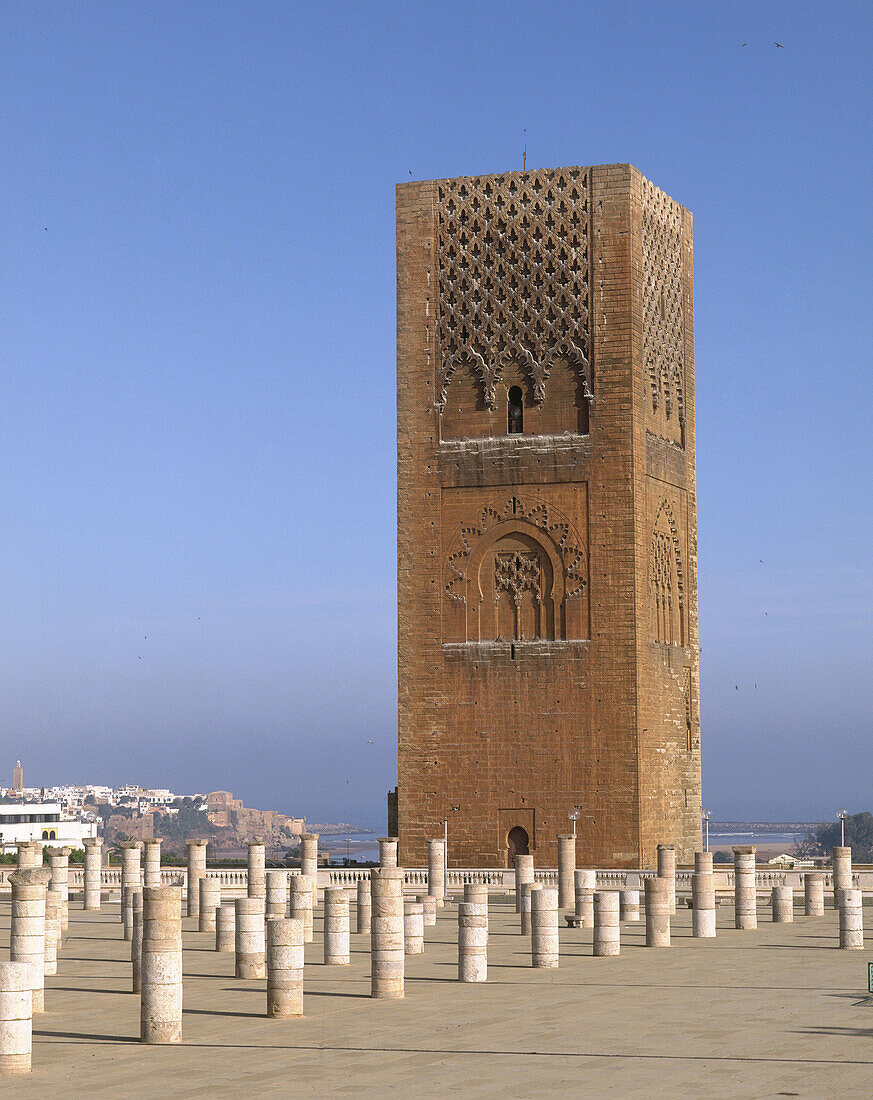 The Hassan tower. Rabat. Morocco.