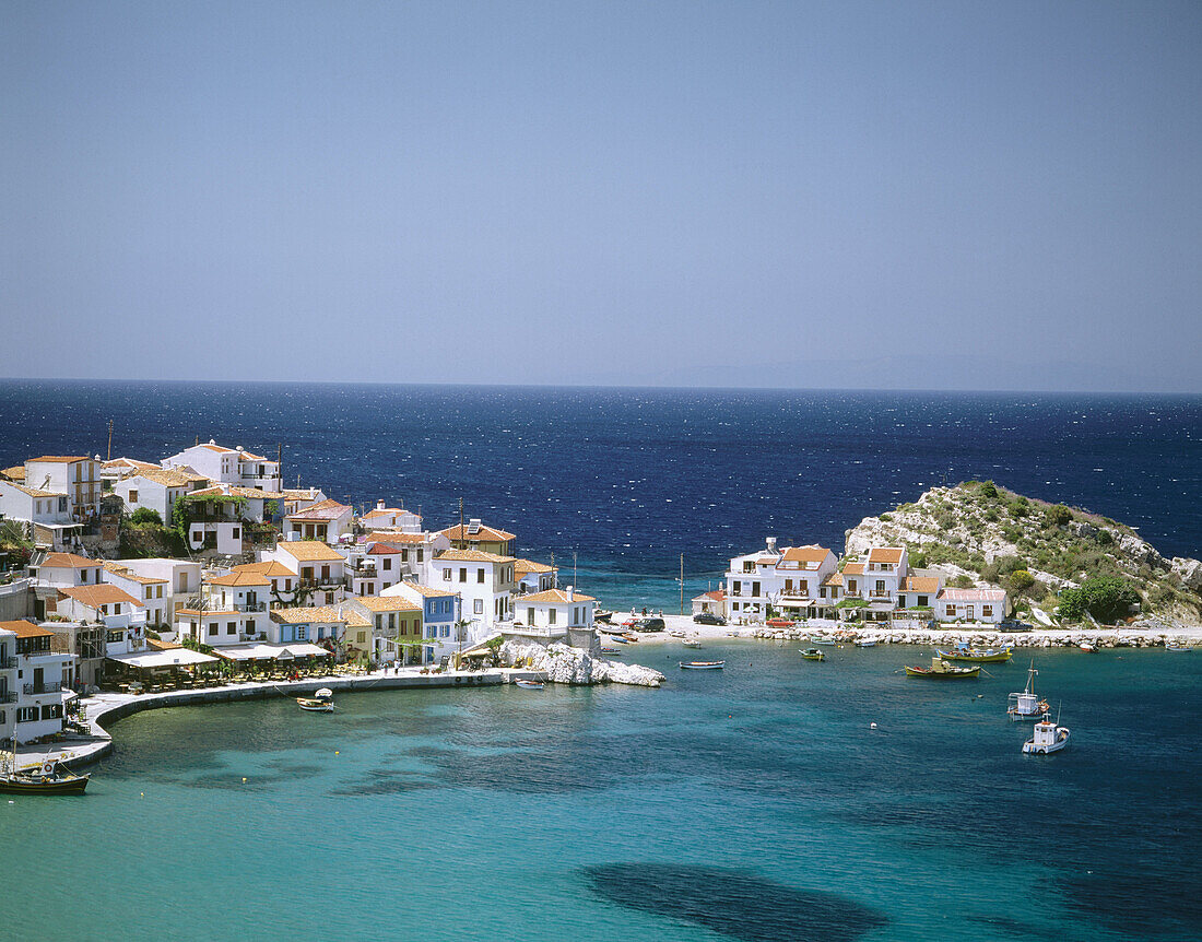 Kokkari beach on the Greek island of Samos