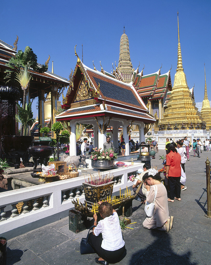 Wat Phra Kaeo Temple. Bangkok. Thailand