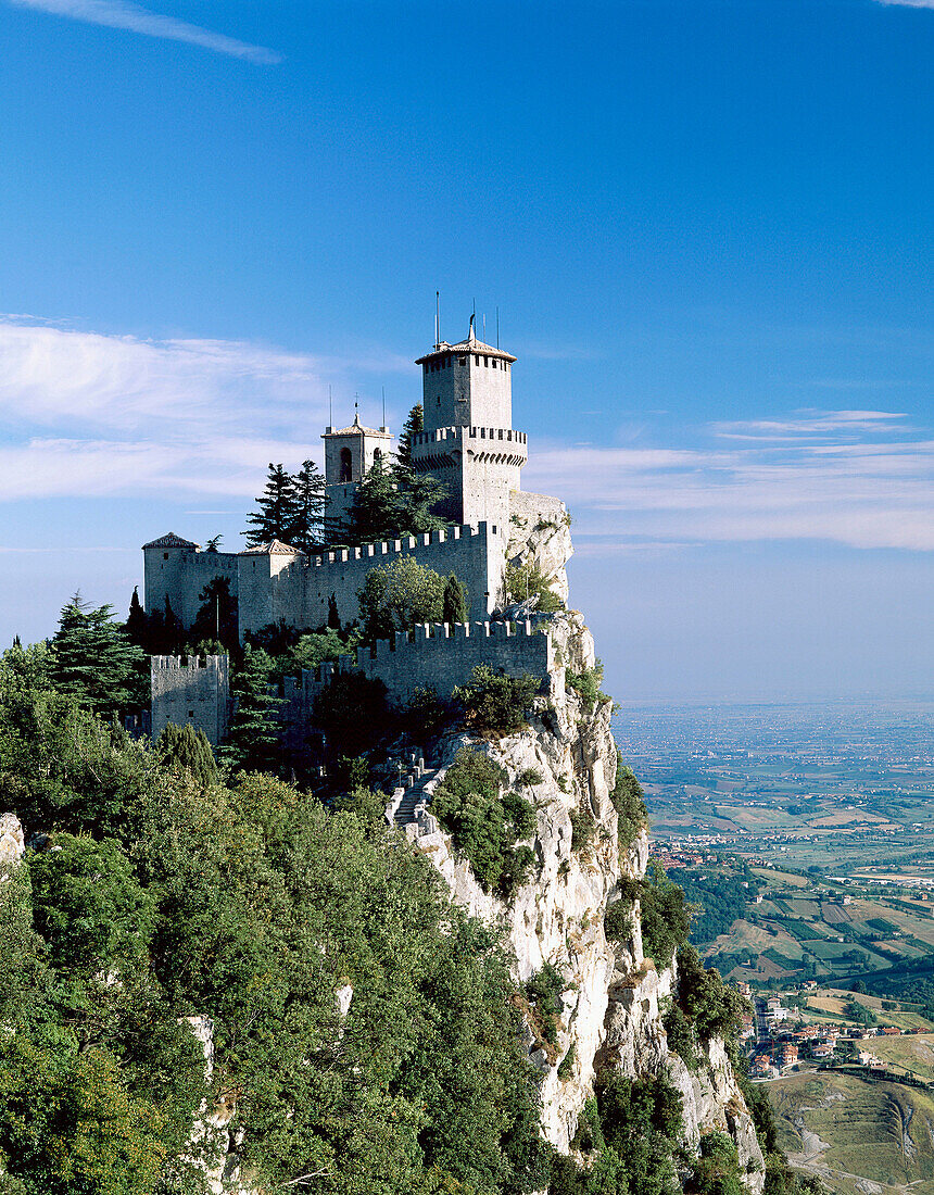 Rocca Guaita fortress, San Marino. Republic of San Marino