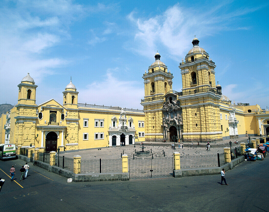 San Francisco church and Catacumbas. Lima. Peru.