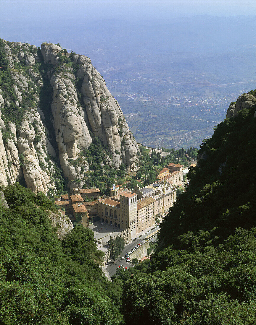 Montserrat Abbey. Bages, Barcelona province. Spain.