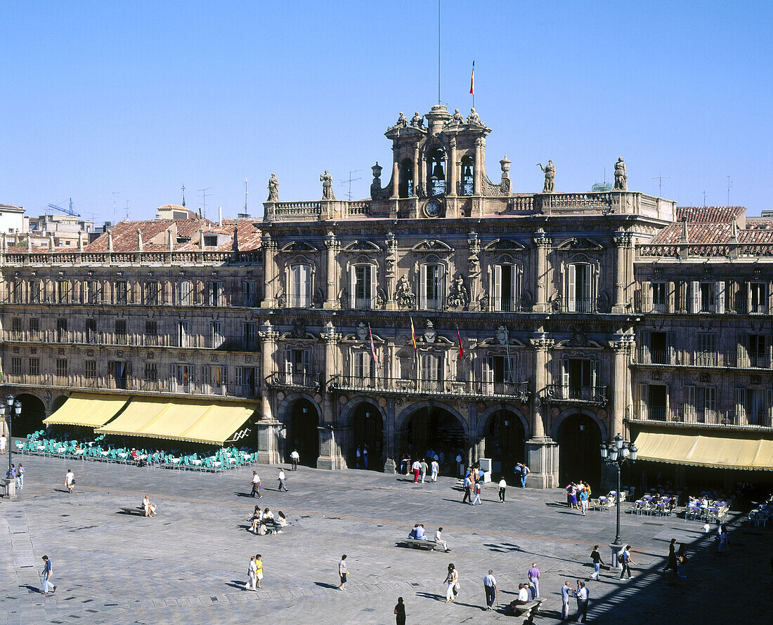 Plaza Mayor. Salamanca. Castilla y Leon. Spain