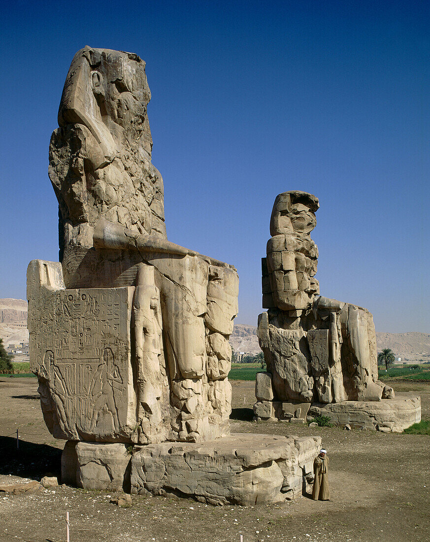 Colossi of Memnon. Luxor. Egypt