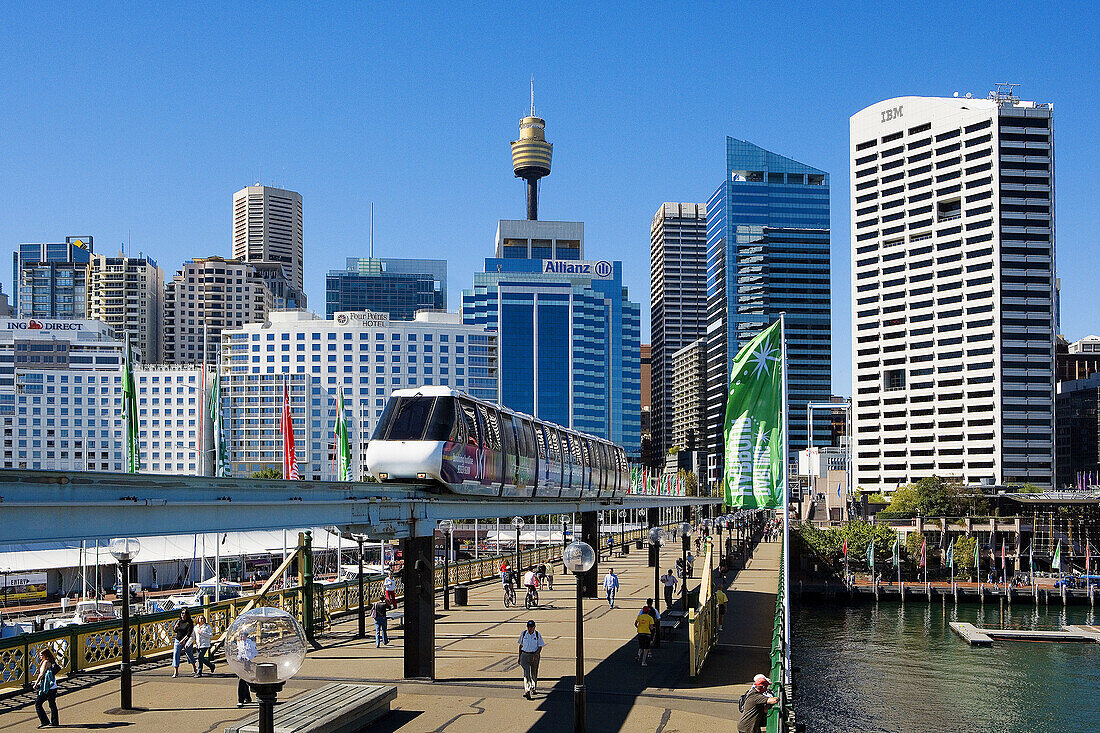 Darling Harbour. Sydney City. New South Wales. Australia. April 2006