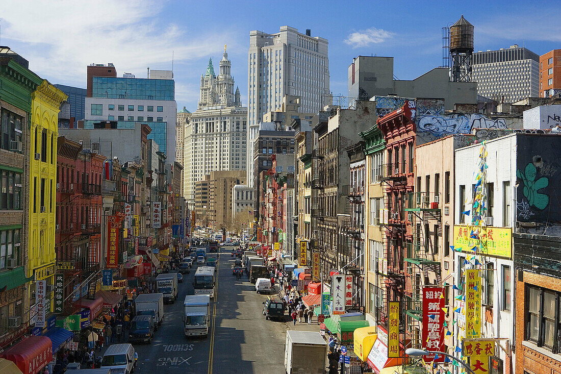 China Town (Lower Manhattan). New York City. March 2006. USA.