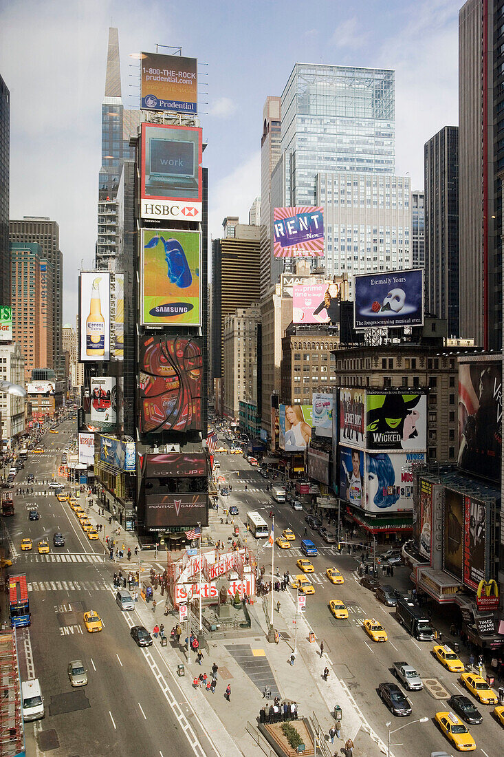 Times Square. Midtown Manhattan. New York City. USA. March 2006