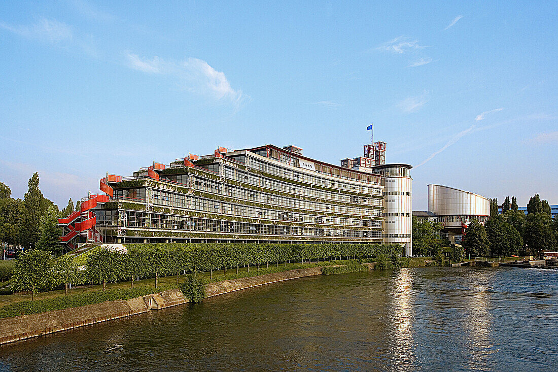 Human rights Palace, Strasbourg. France.