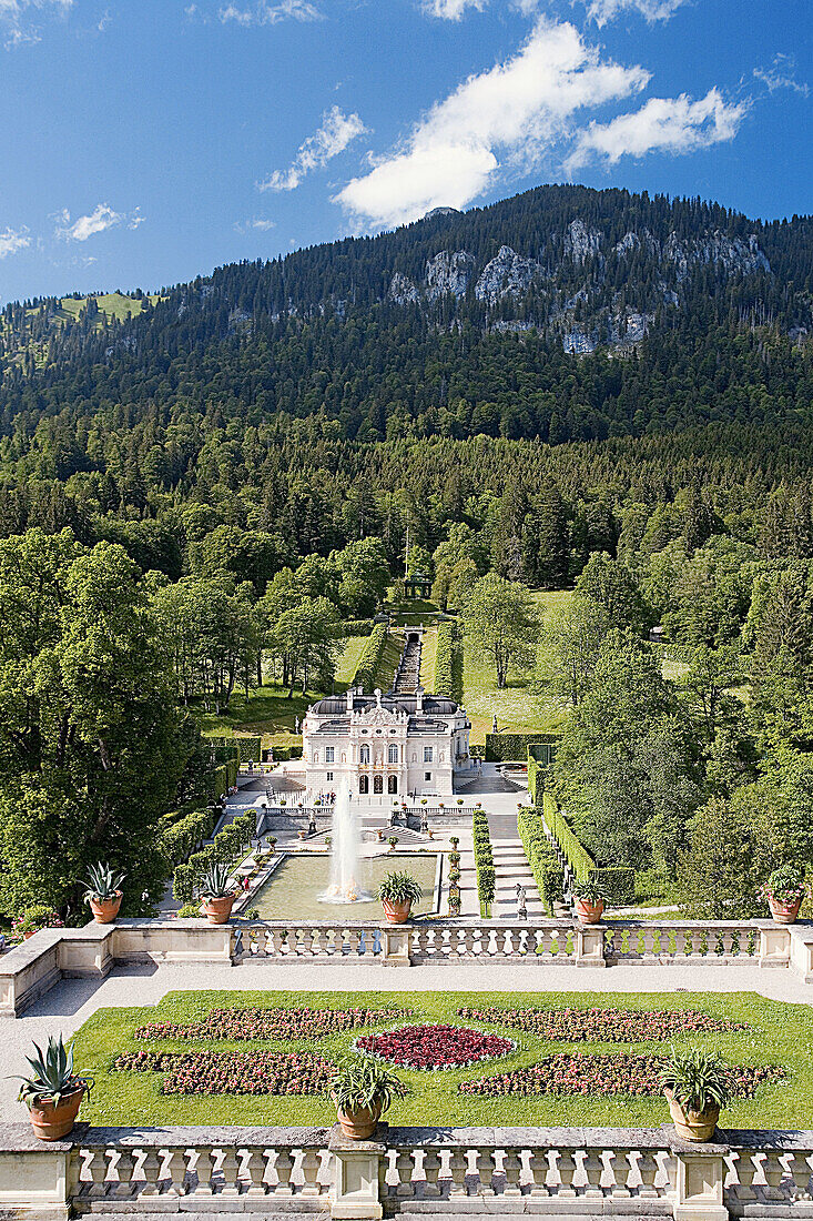 Linderhof Palace. Bavaria, Germany.