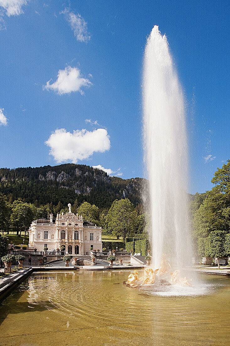 Linderhof Palace. Bavaria, Germany.