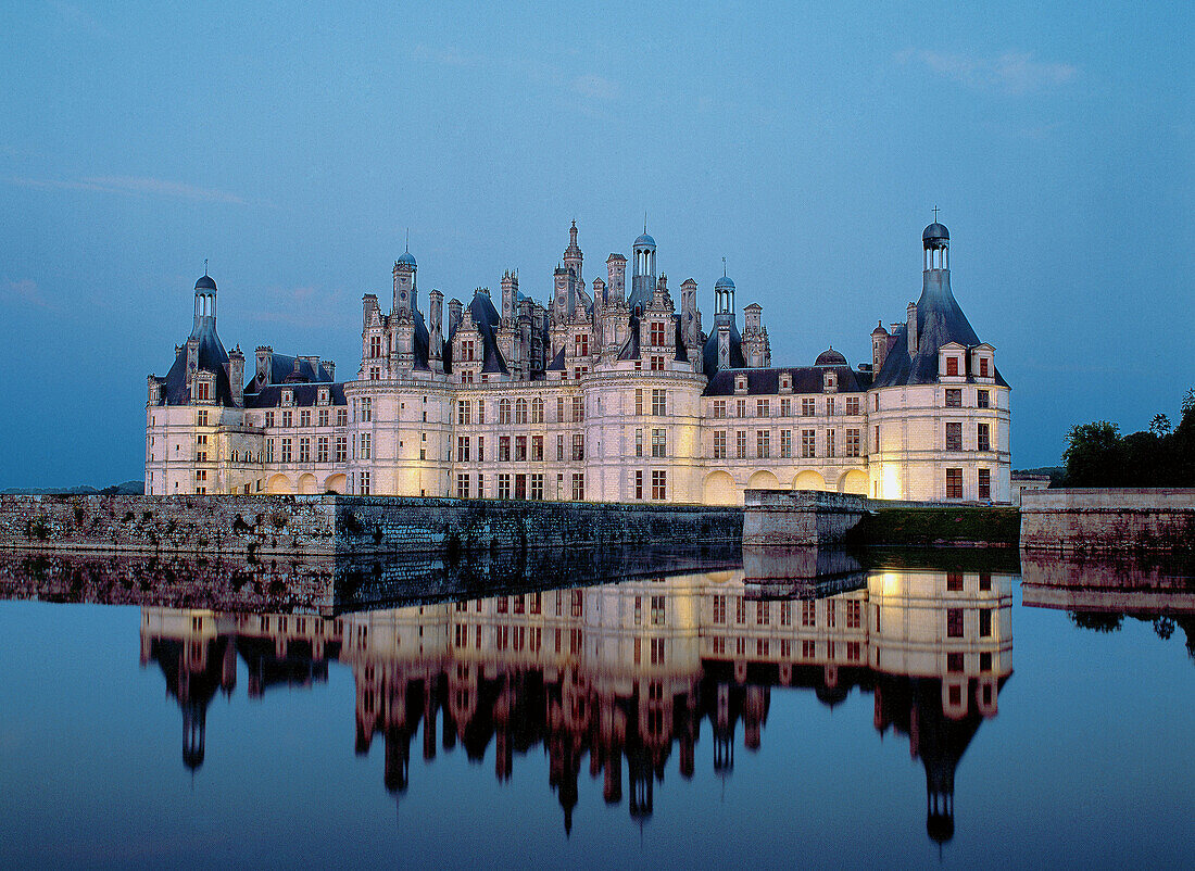 Chambord Castle. Loire. Val-de-Loire. France