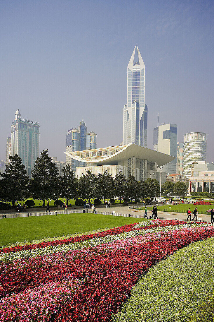 Peoples Square-Shanghai Museum. Shanghai City. 2006. China