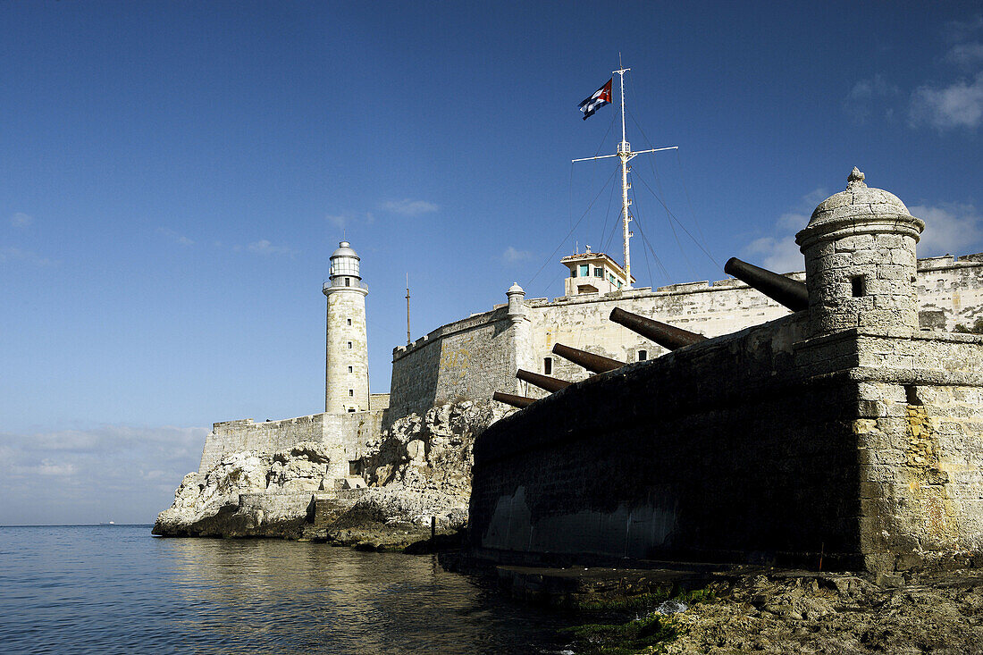 San Carlos Fortress and Lighthouse. Havana city. Cuba.