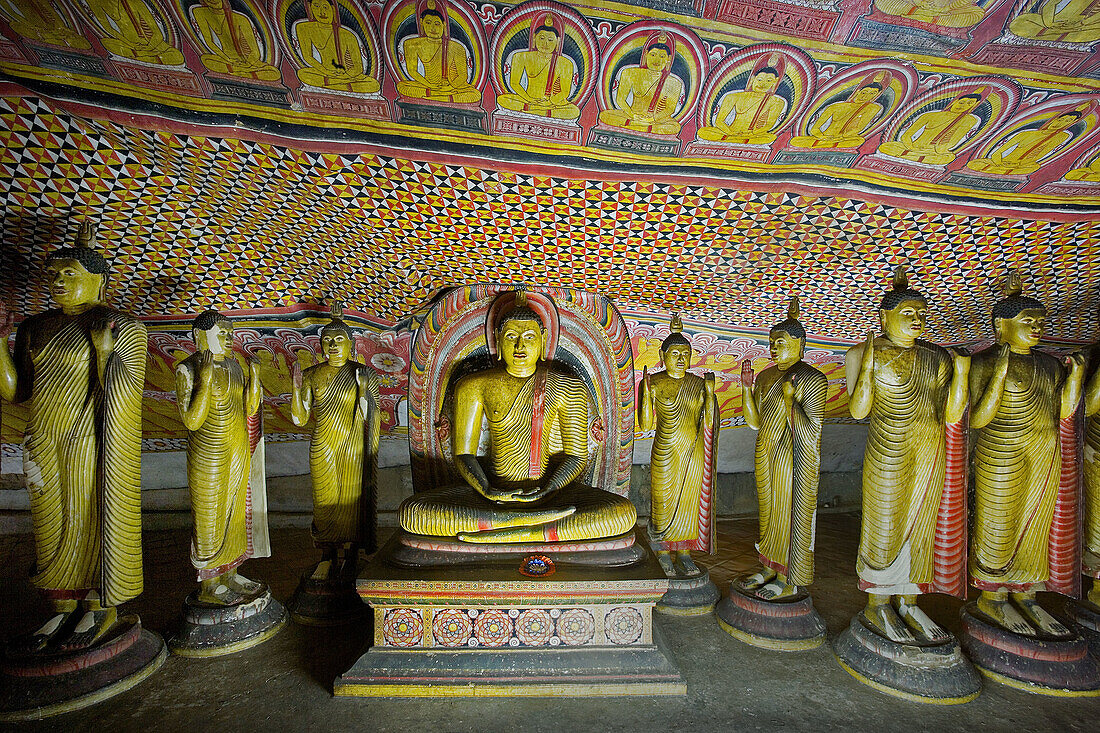 The Ancient Cities. Dambulla City. Rock Temple (Golden Temple) W.H. Sri Lanka. April 2007.