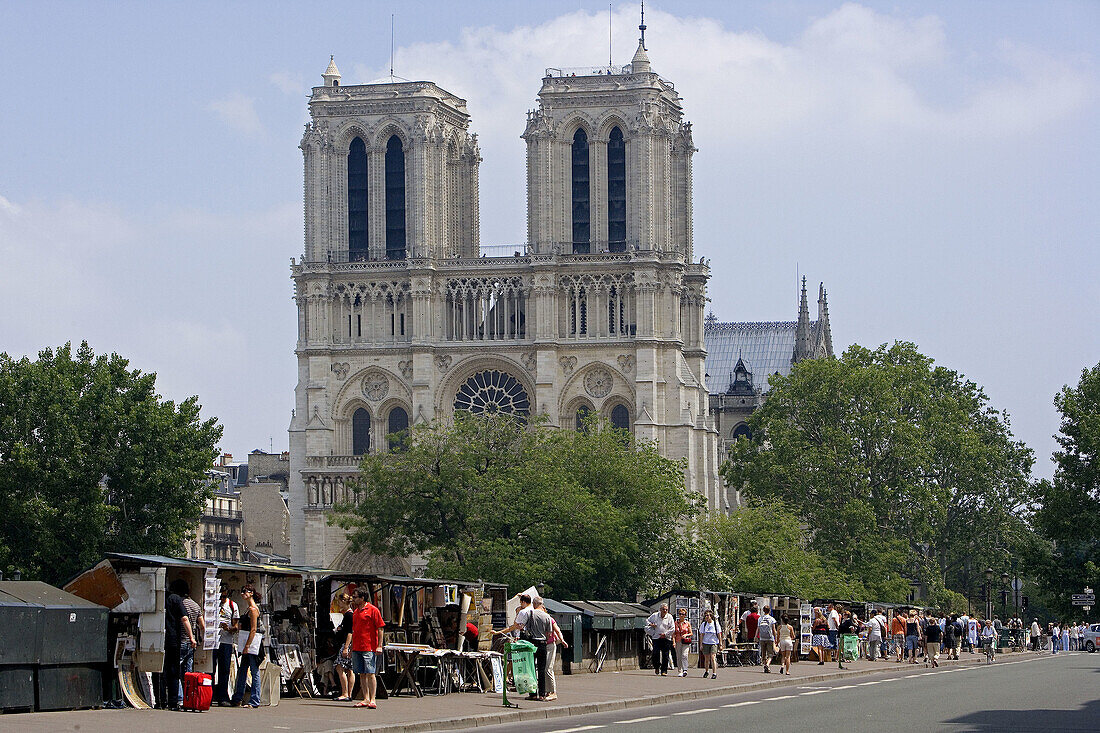 Notre Dame cathedral, Paris. France. June 2007