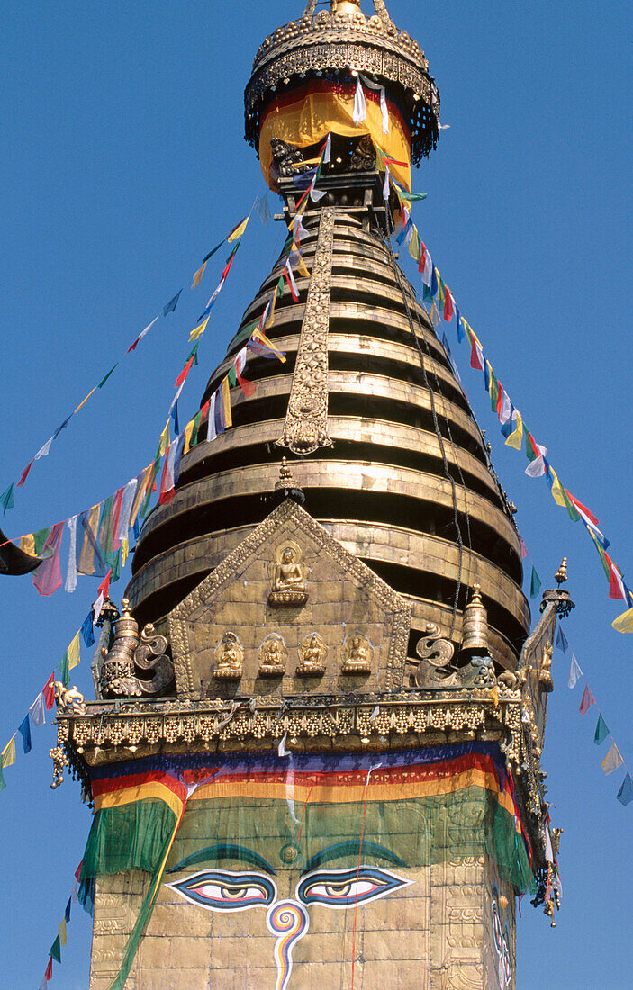 Swayambhunath temple. Kathmandu. Nepal