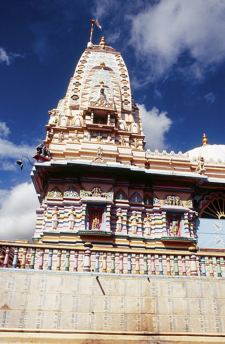 Colourful Lalji Maharaj Temple. Sayla. Gujarat. India.