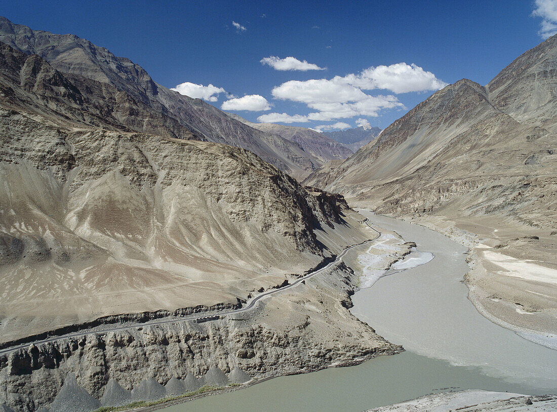 Indus River. Ladakh. Kashmir. India.