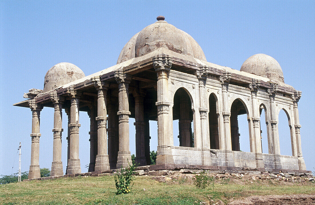 Maqbara (graveyard) near Kevda Masjid. Champaner Pavagadh Archaeological Park. World Heritage Site. Panch Mahal. Gujarat. India