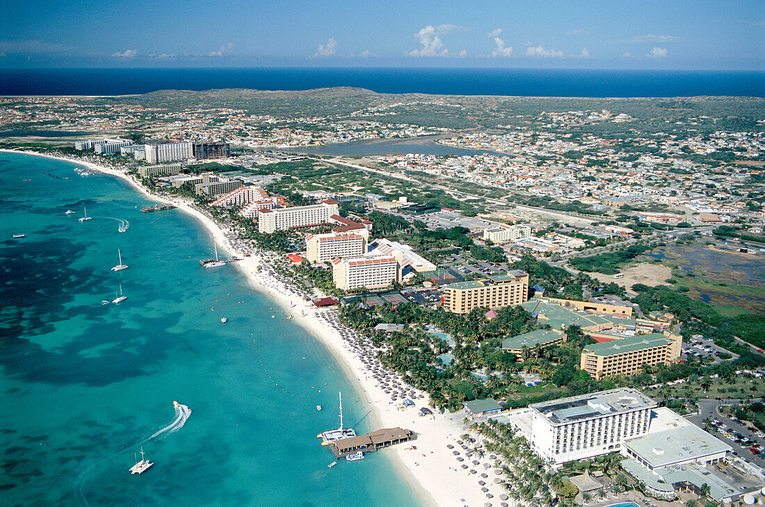 Palm Beach. Aruba, Dutch Caribbean