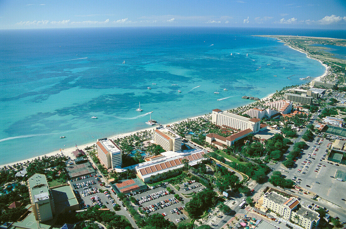 Palm Beach. Aruba, Dutch Caribbean