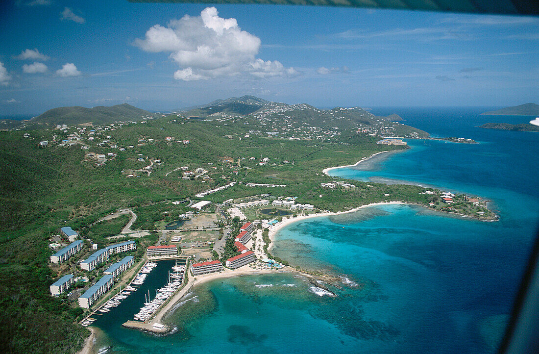 Sapphire Beach resort and marina, St. Thomas, US Virgin Islands. West Indies, Caribbean