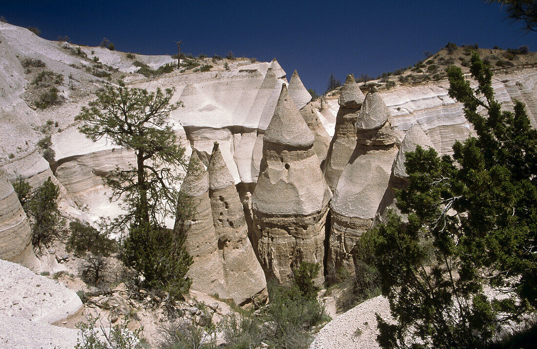 Kasha-Katuwe Tent Rocks Monument. New Mexico. USA.