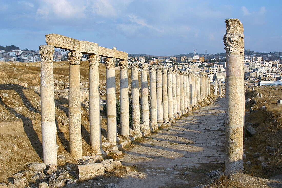 Jerash (the ancient Gerasa) archeological site, second to Petra in importance. Jordan