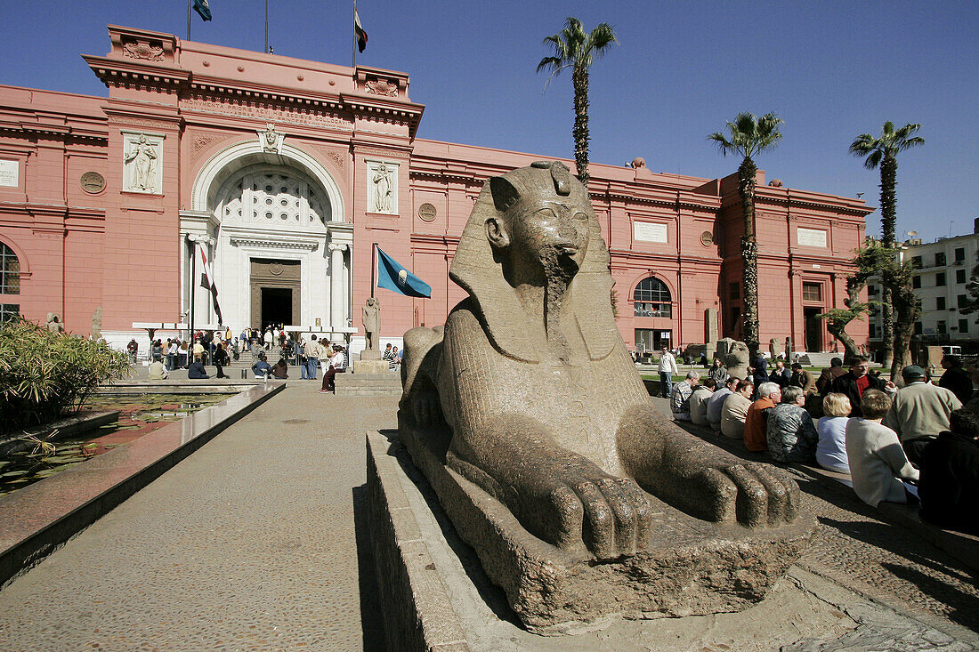 In the garden of Egyptian museum in Cairo (place for a suicide bombing in april, 2005). Egypt