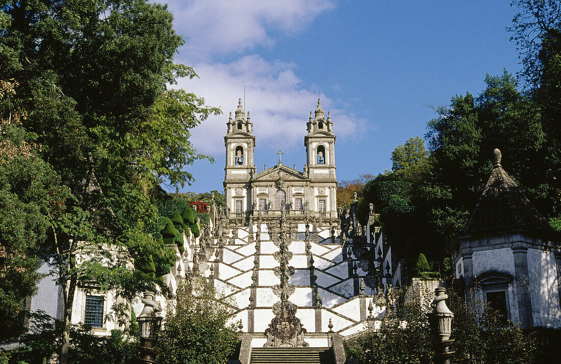 Bom Jesus do Monte sanctuary. Braga. Portugal