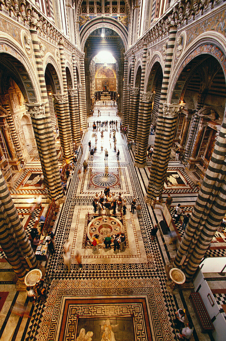 Interior of the Duomo. Siena. Italy
