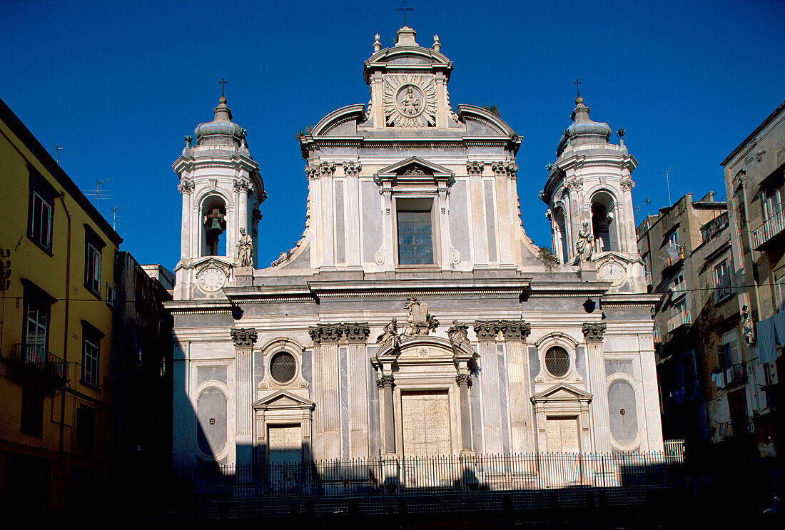 Chiesa dei Gerolomini (the Gerolomini church). Naples. Italy