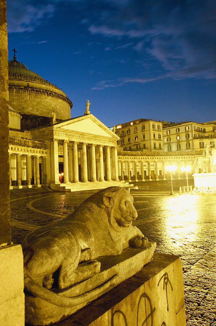 Church of San Francesco di Paola. Piazza Plebiscito. Naples. Italy