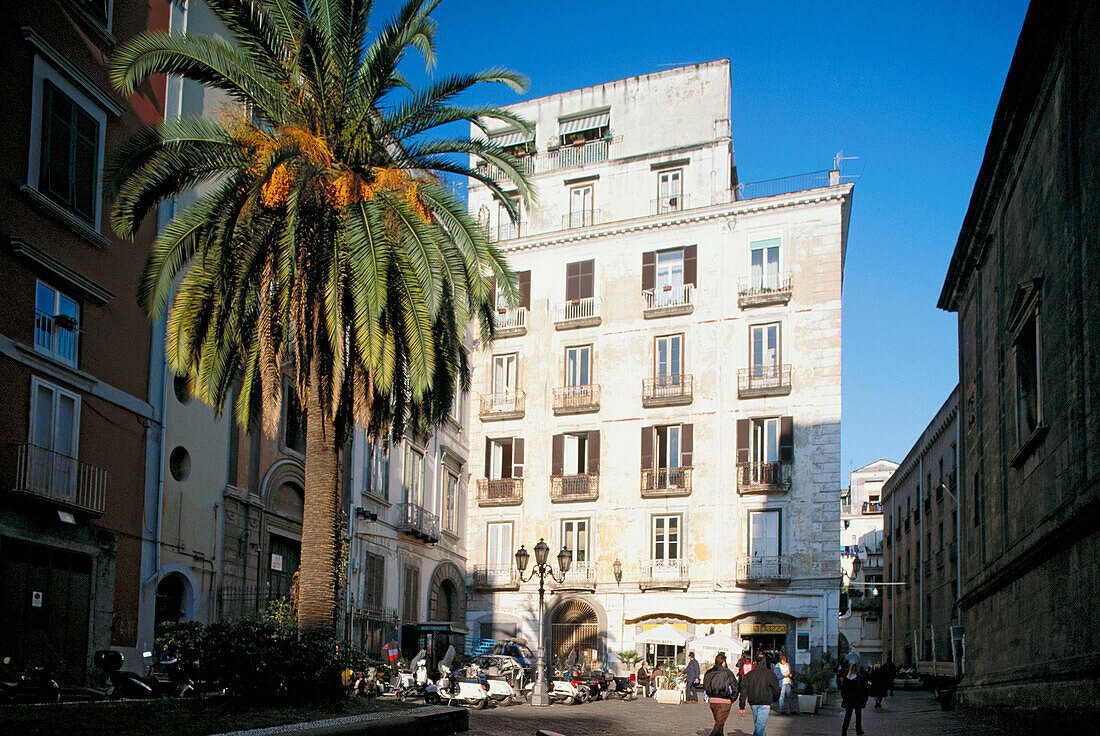 Santa Maria la Nova Square. Naples. Italy