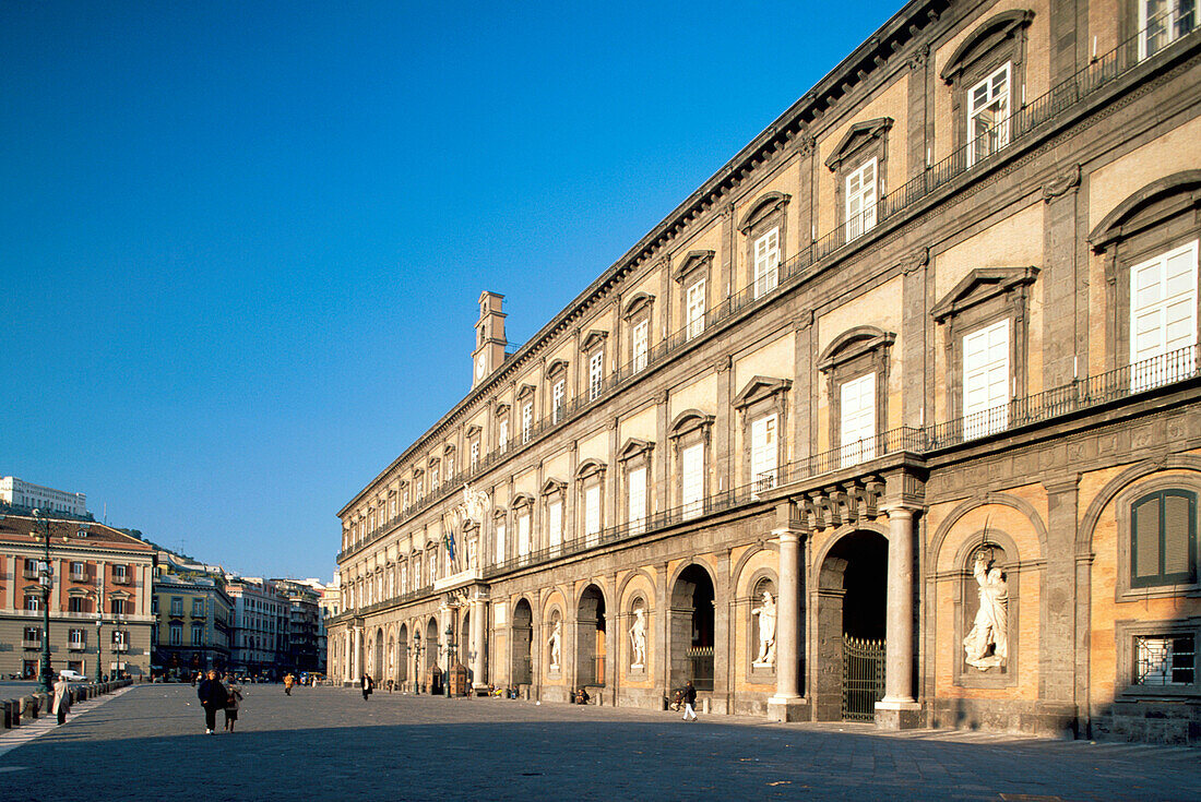 Palazzo Reale at Plebiscito Square. Naples. Italy