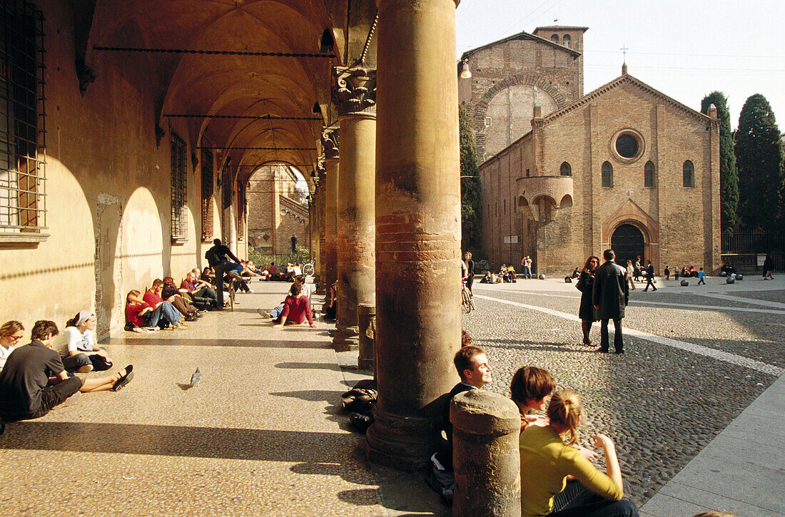 Piazza Santo Stefano. Bologna. Italy