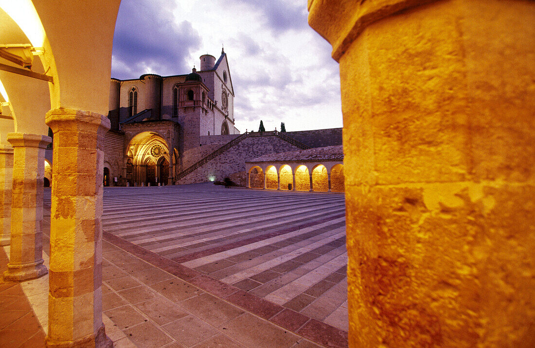 Basilica of Saint Francis. Assisi. Italy