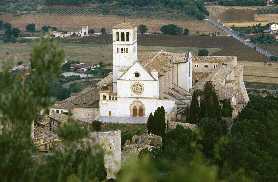 Basilica of Saint Francis. Assisi. Italy