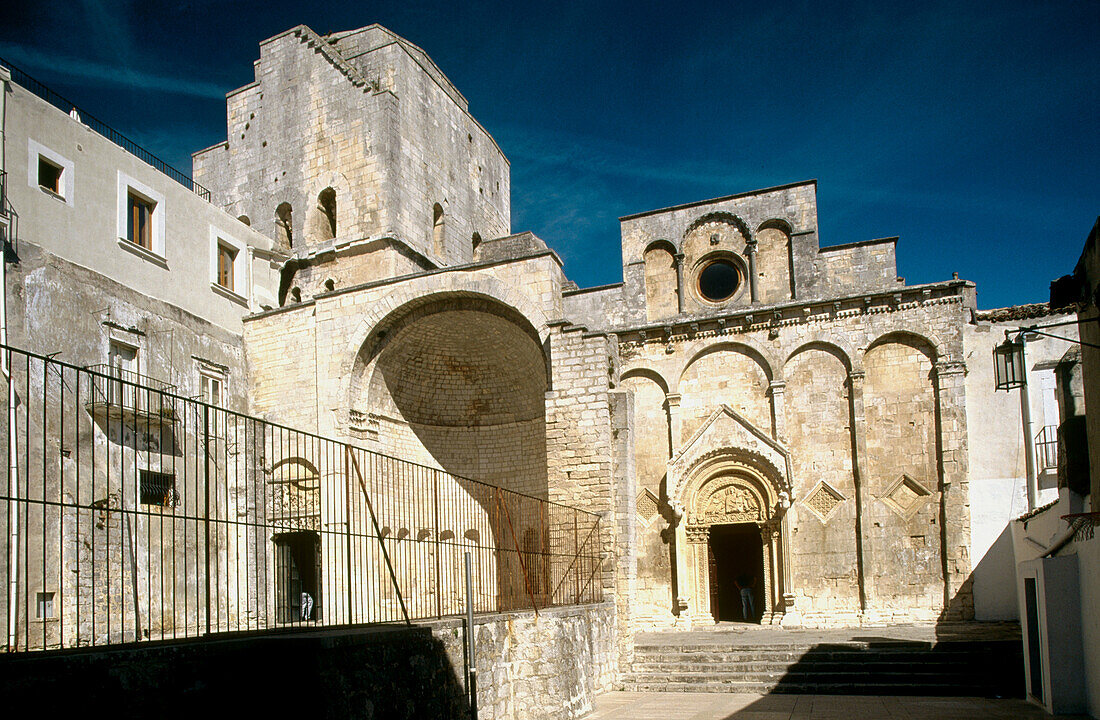 Santa Maria Maggiore church at Monte Sant Angelo. Gargano area. Puglia. Italy