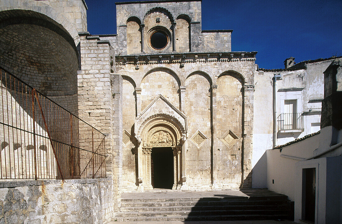 Santa Maria Maggiore church at Monte Sant Angelo. Gargano area. Puglia. Italy