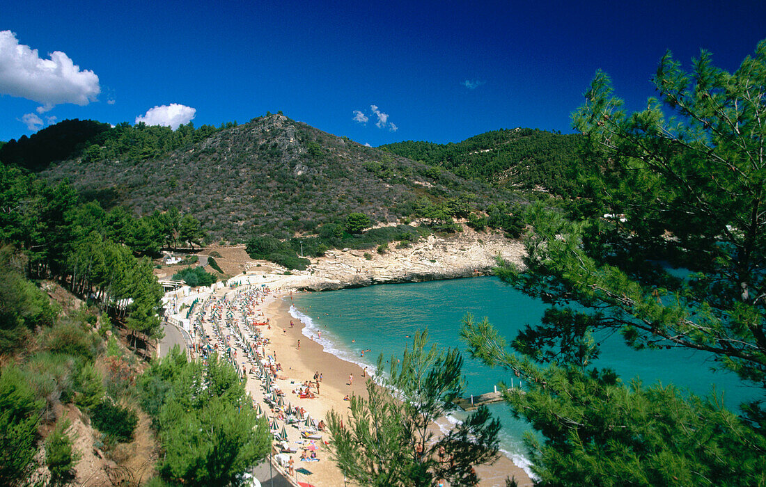 Pugnochiuso village resort. Gargano area. Puglia. Italy