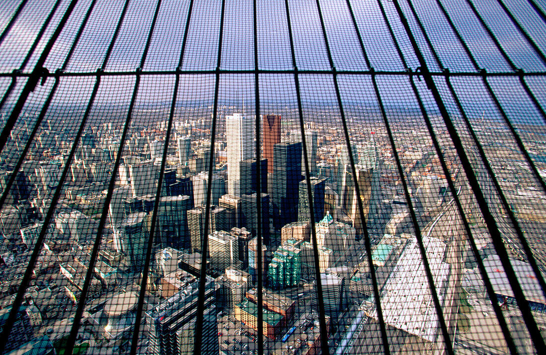 Downtown Toronto from CN Tower. Ontario. Canada