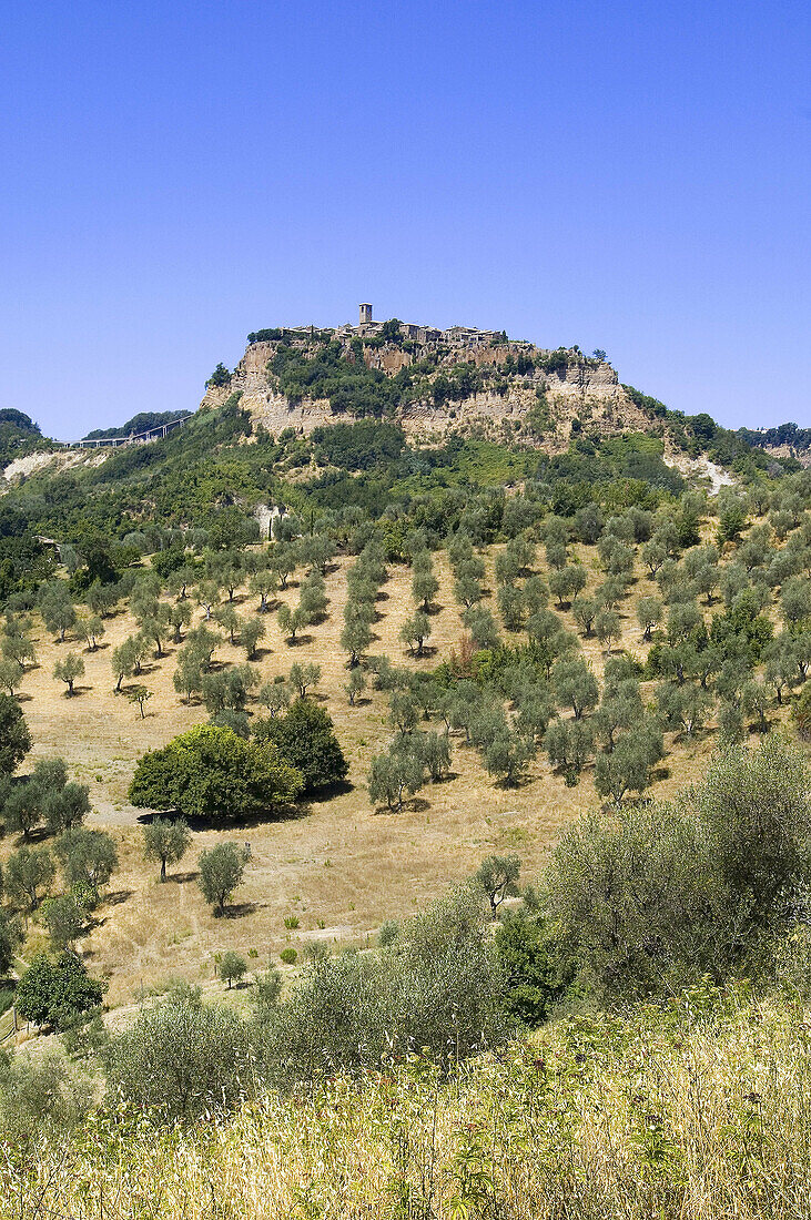 View of Civita di Bagnoregio. Lazio. Italy.