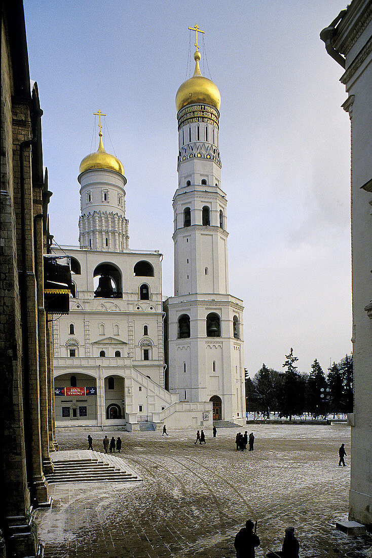 Kremlin, Ivan bell tower (Unesco World Heritage). Moskva (Moscow). Russia.